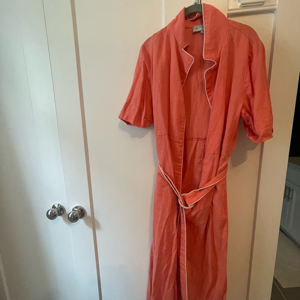 Tuckernuck Coral Midi Dress
